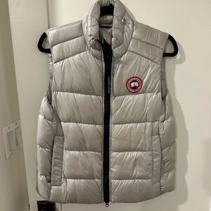 Canada Goose Cypress Metallic Gray silver Puffer Vest